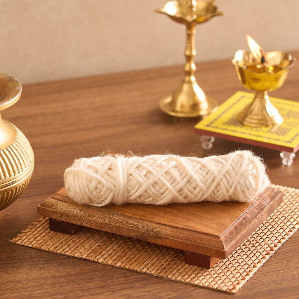 Premium Cotton Roll Bathi for Pooja  (1 Pc).