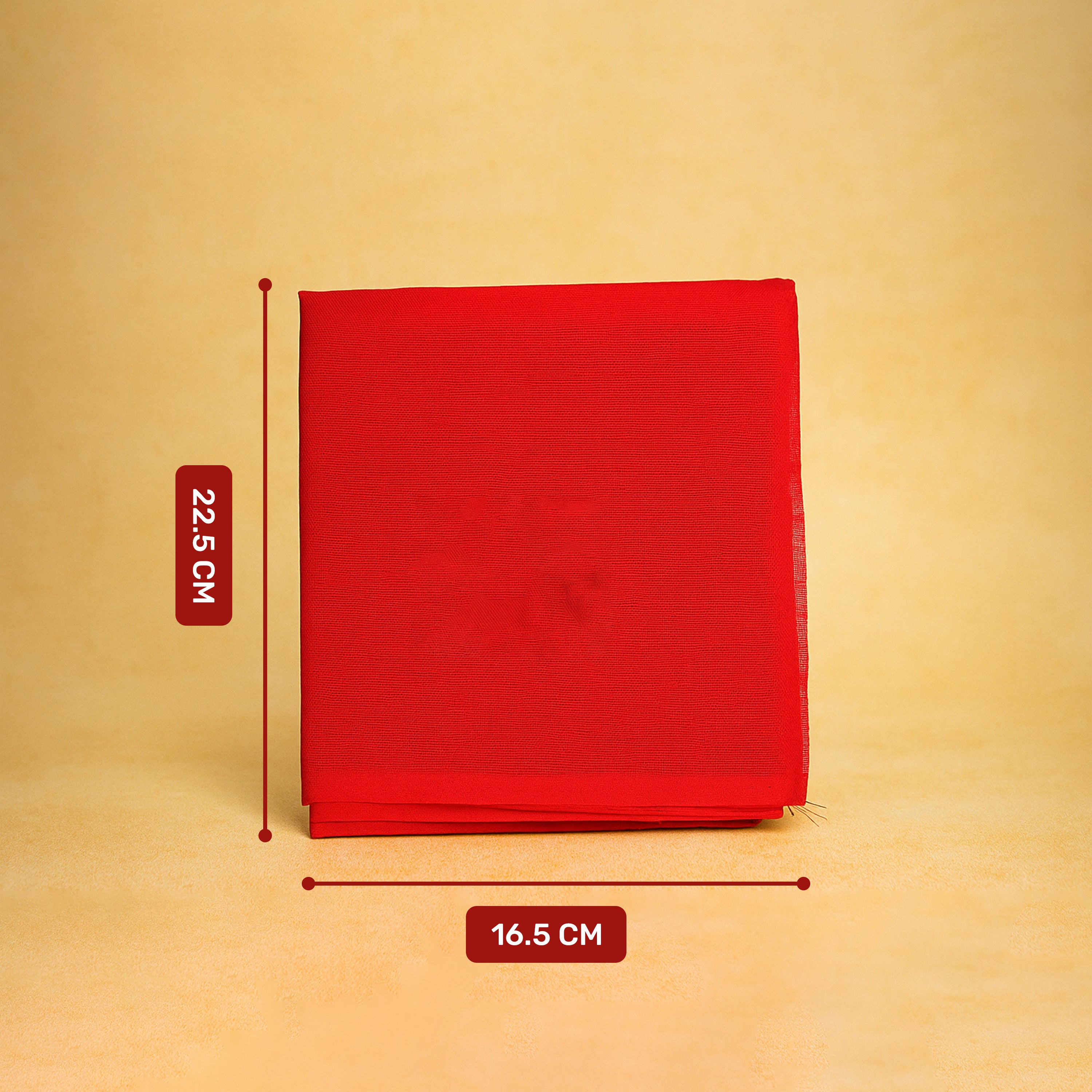Pure Cotton Red Altar Cloth (100 x 55 cm, 1 pc)