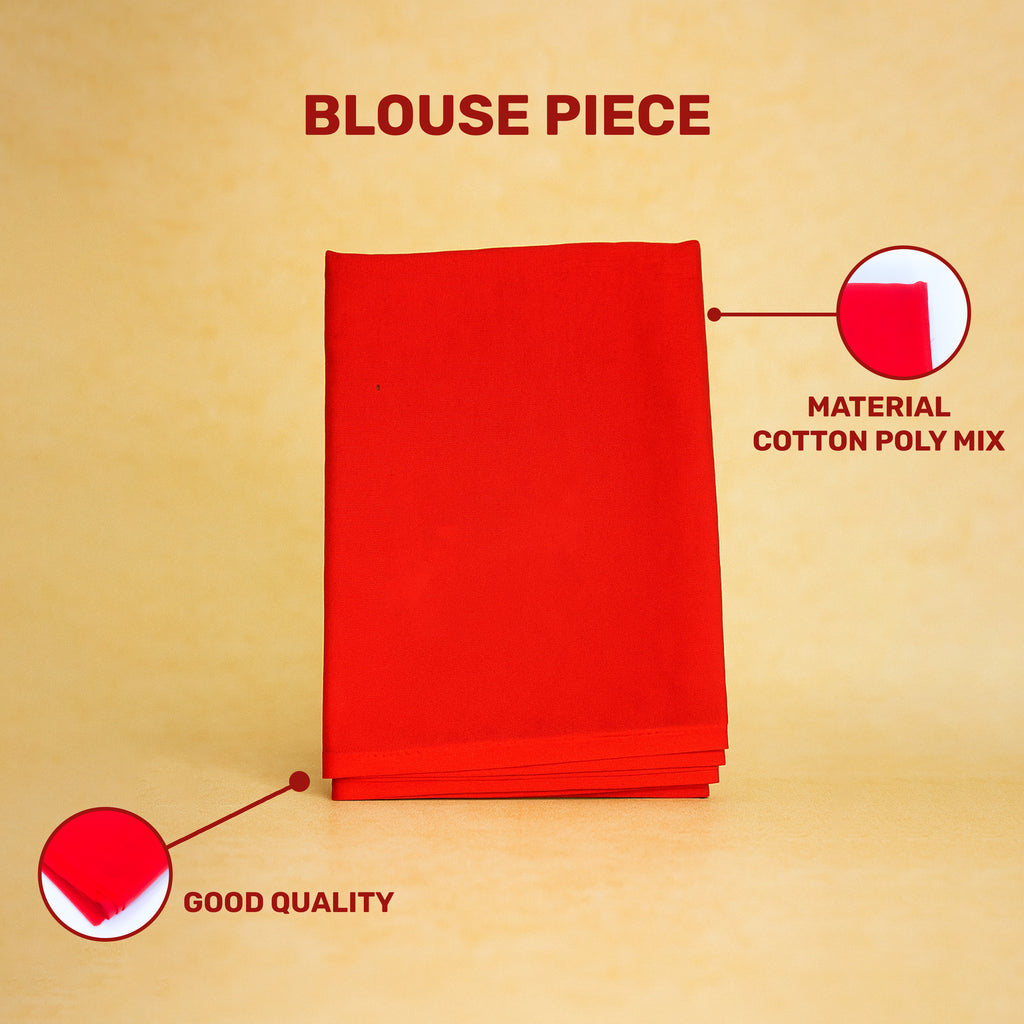 Pure Cotton Red Altar Cloth (100 x 55 cm, 1 pc)