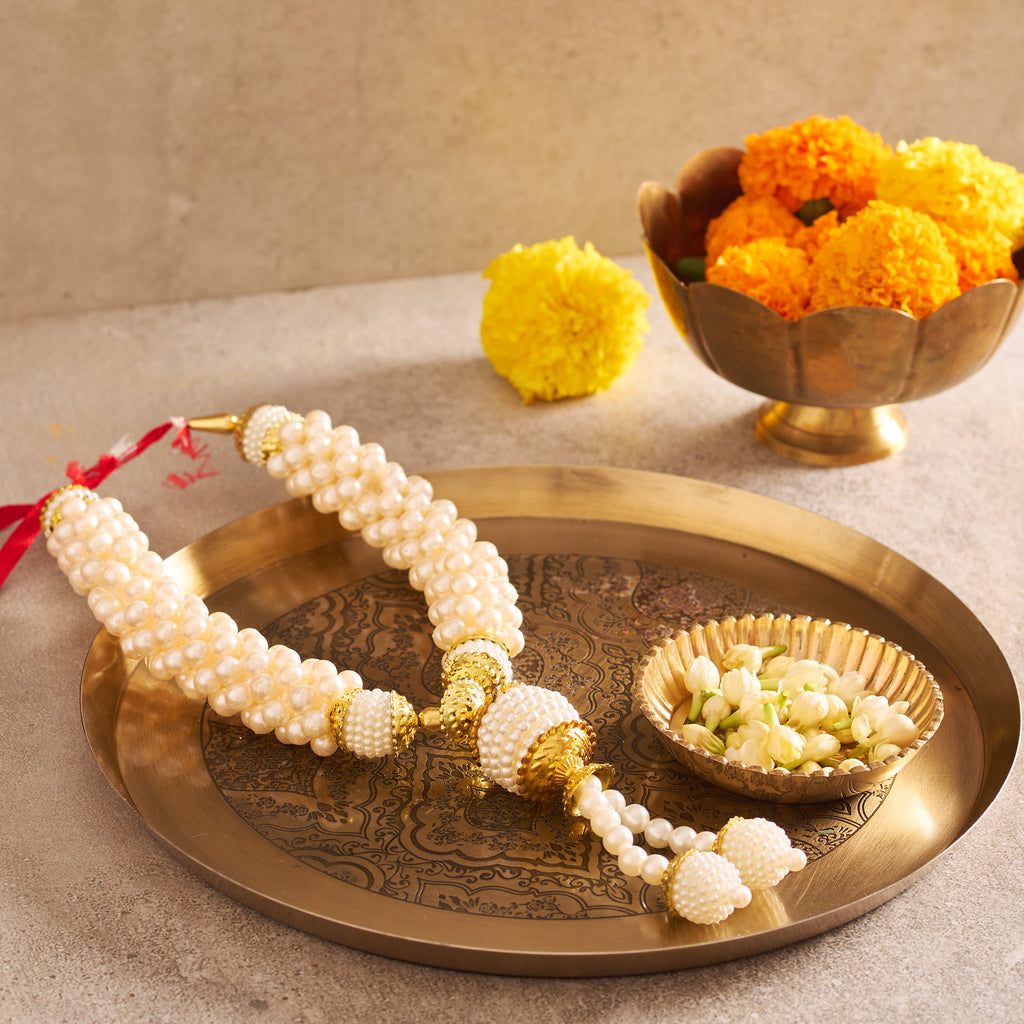 Pearl Moti Mala for Idols and Festivals