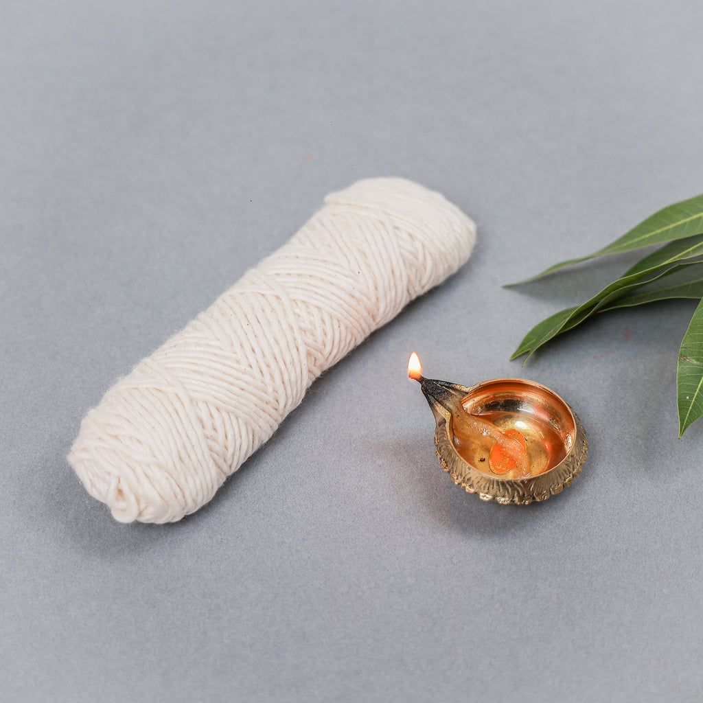 Premium Cotton Roll Bathi for Pooja  (1 Pc).