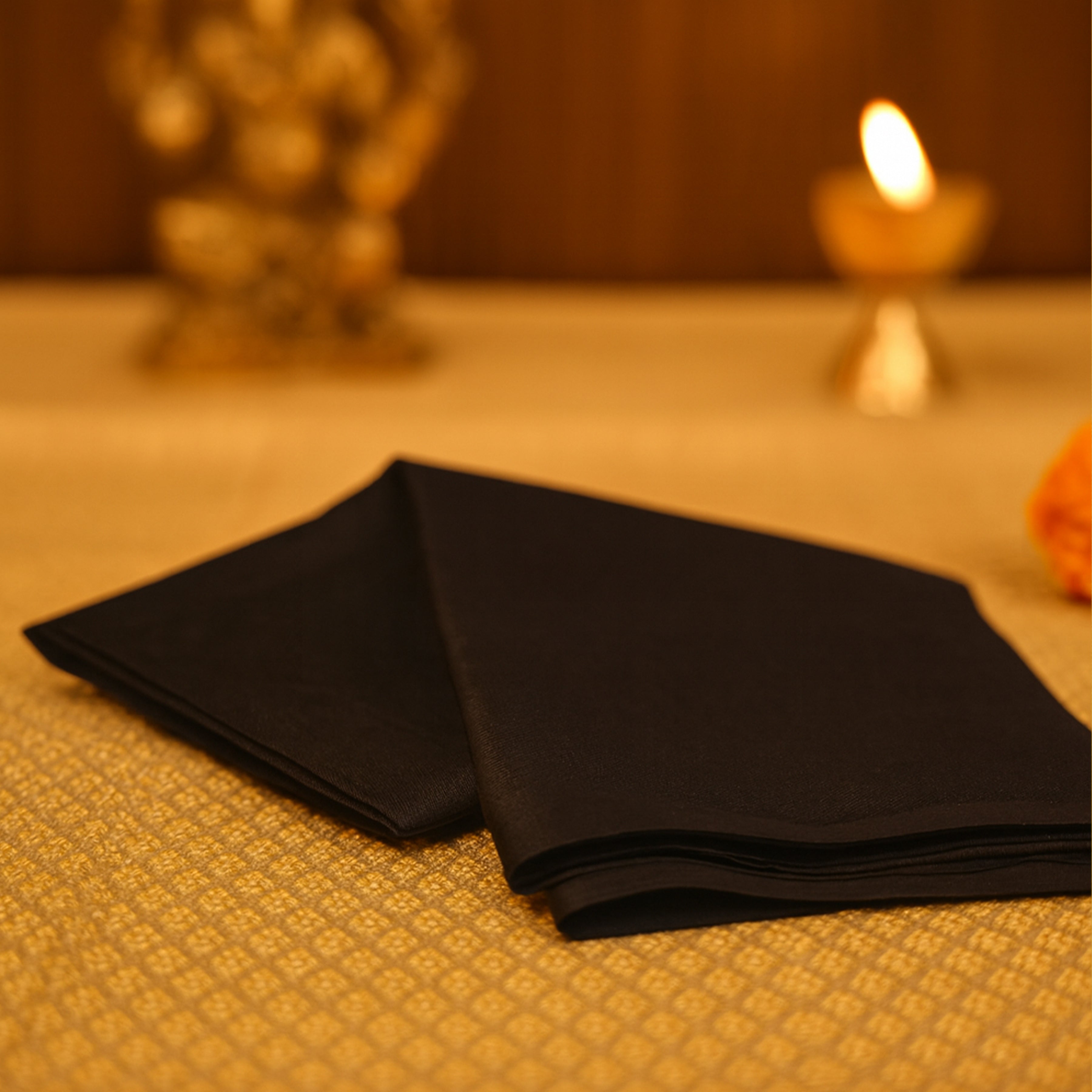 Cotton Black Altar Cloth (1 Pc).