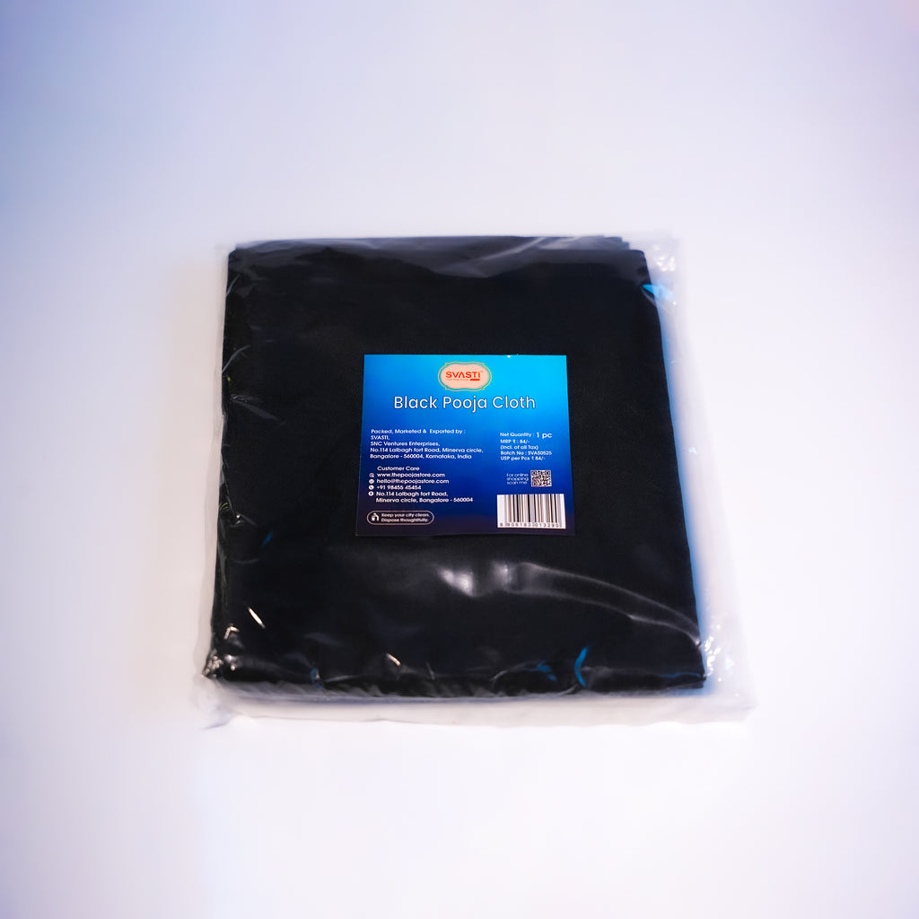Cotton Black Altar Cloth (1 Pc).