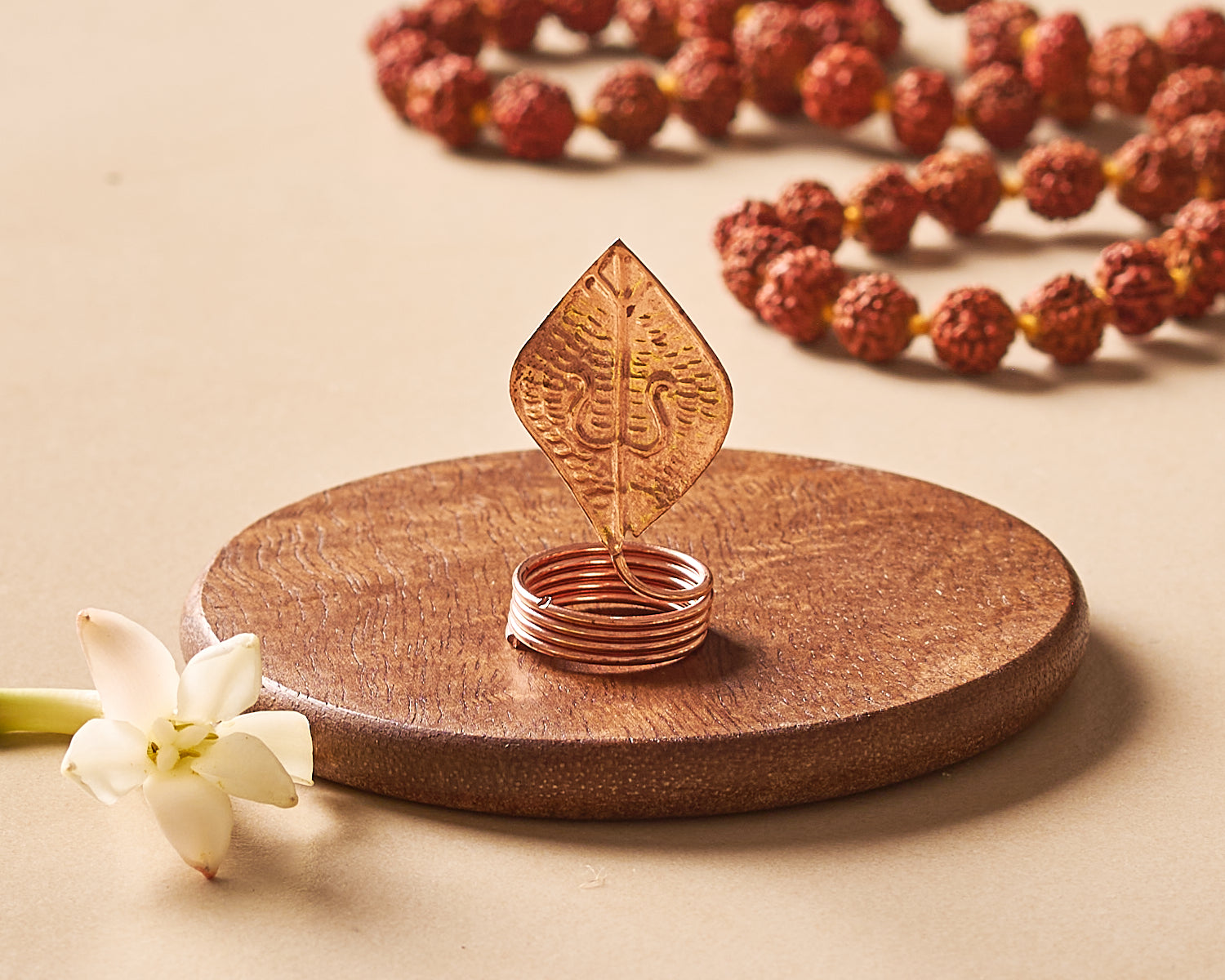 Copper Snake Ring