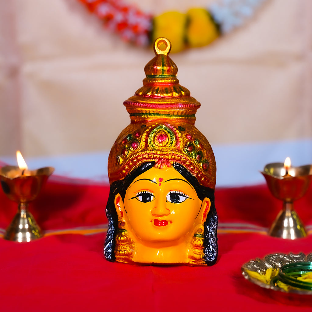 Lakshmi Plain Face Idol for Varalakshmi Pooja