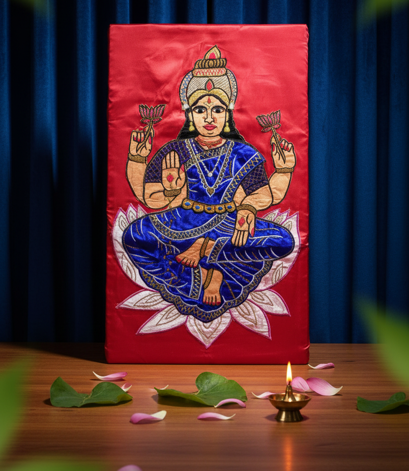 Sri Lakshmi Devi Wall Hanging Screen