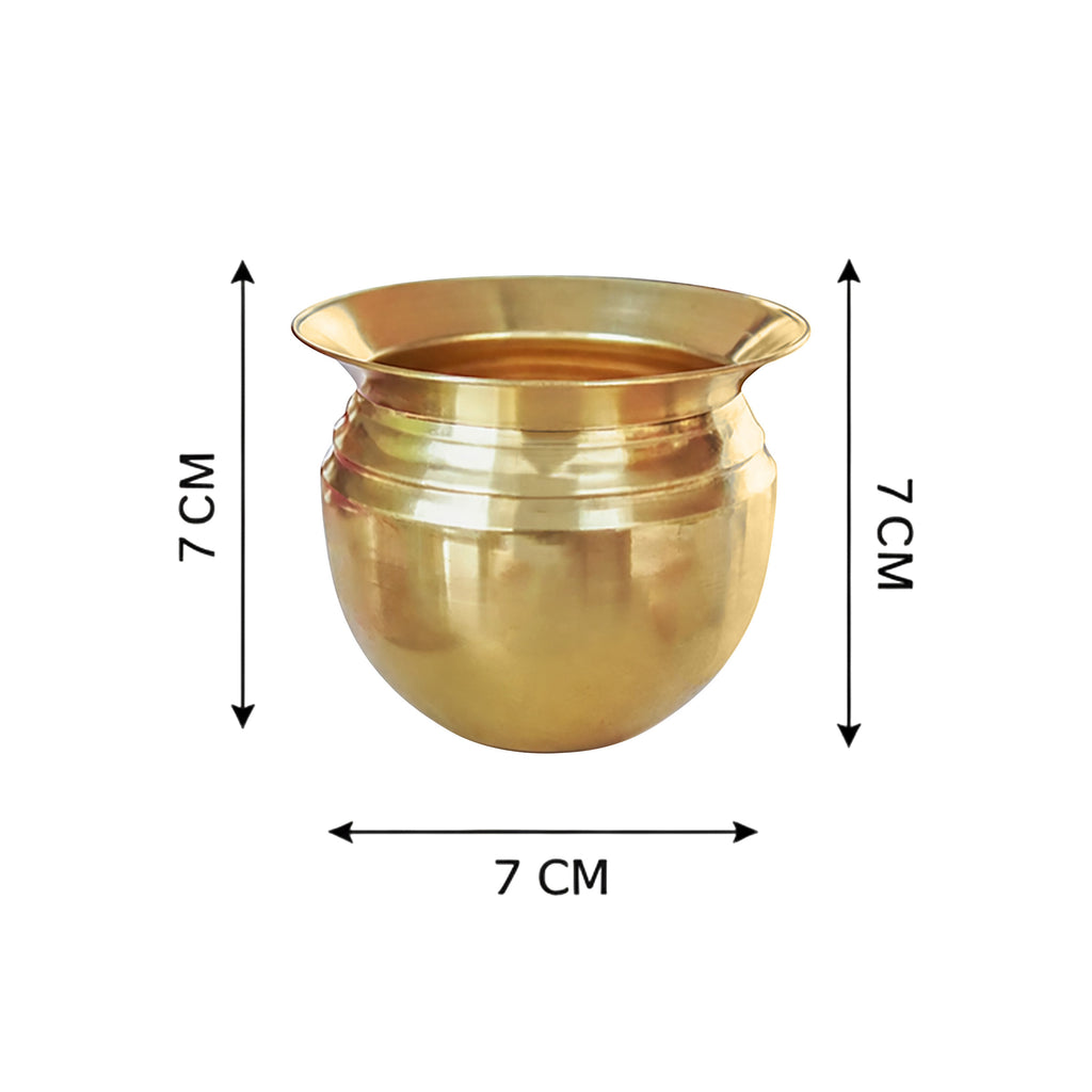 Brass Kalash Pot for Pooja and Rituals