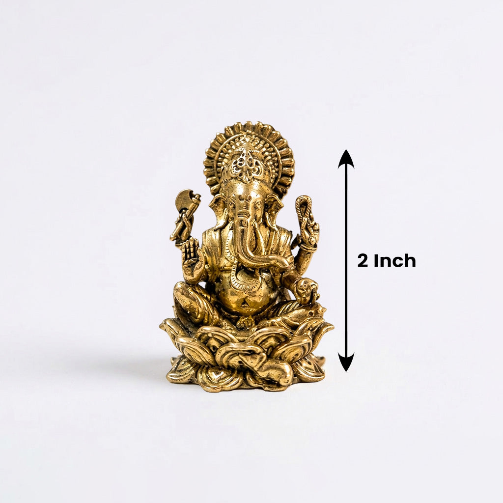 Brass Ganesh Idol
