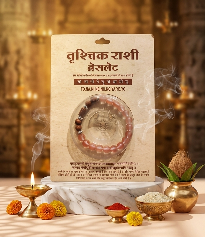 Two images of a traditional Indian remedy packaging with decorative elements on a neutral background.