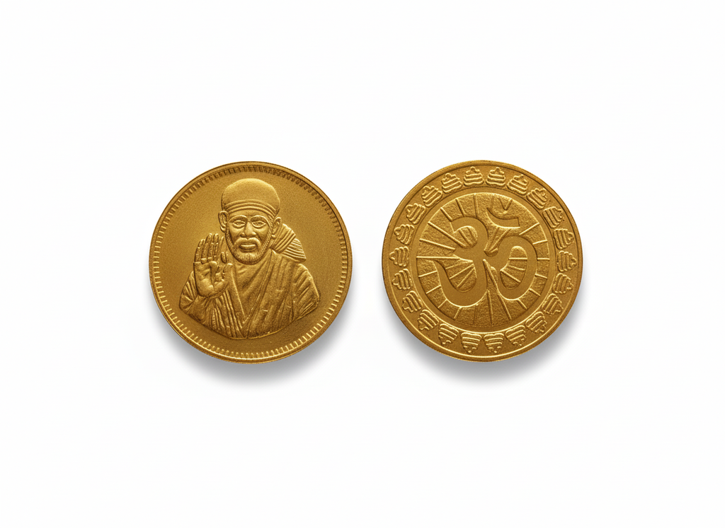 Sai Baba Golden Coin