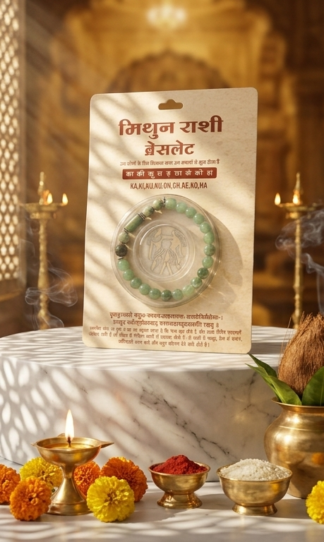 Premium Green Aventurine Mithun Rashi (Gemini Zodiac)