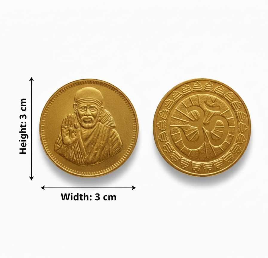 Sai Baba Golden Coin