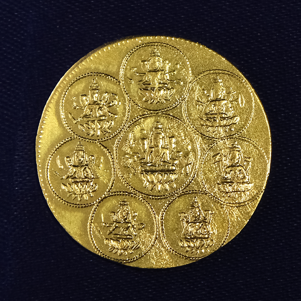 Ashtalakshmi Gold Coin - Pack of 20