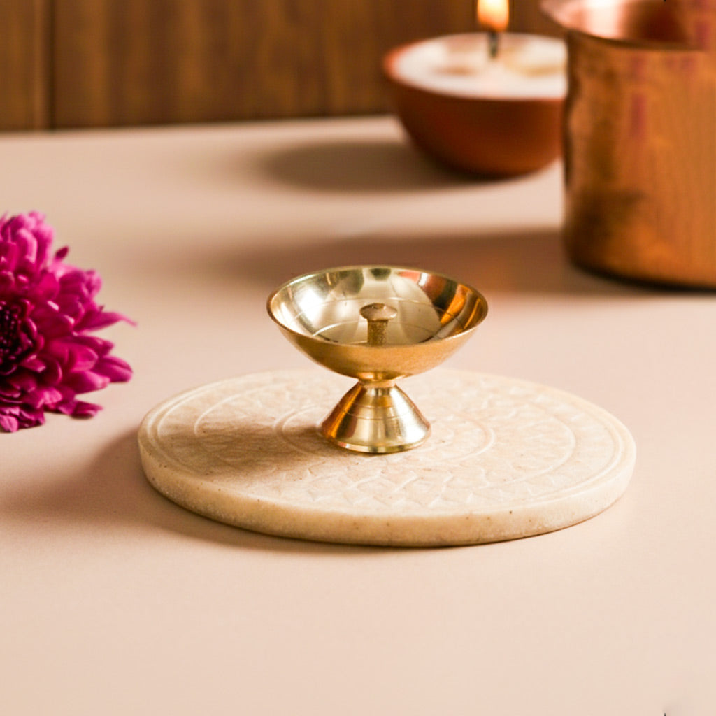 Traditional Piyali Brass Diya