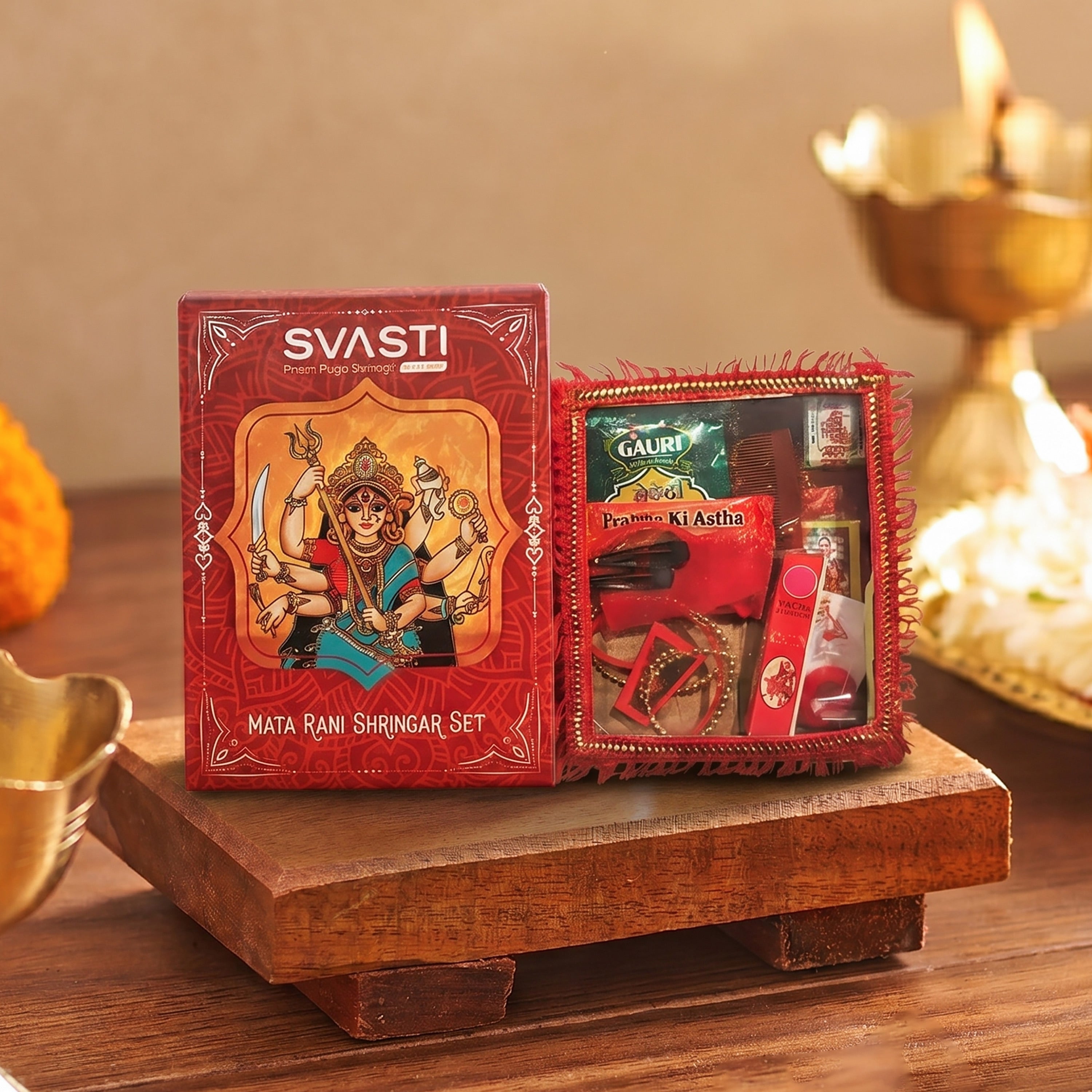 Mata Rani Shringar Set (14 Pcs).
