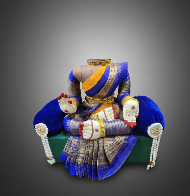 lakshmi devi  idols with sofa Set