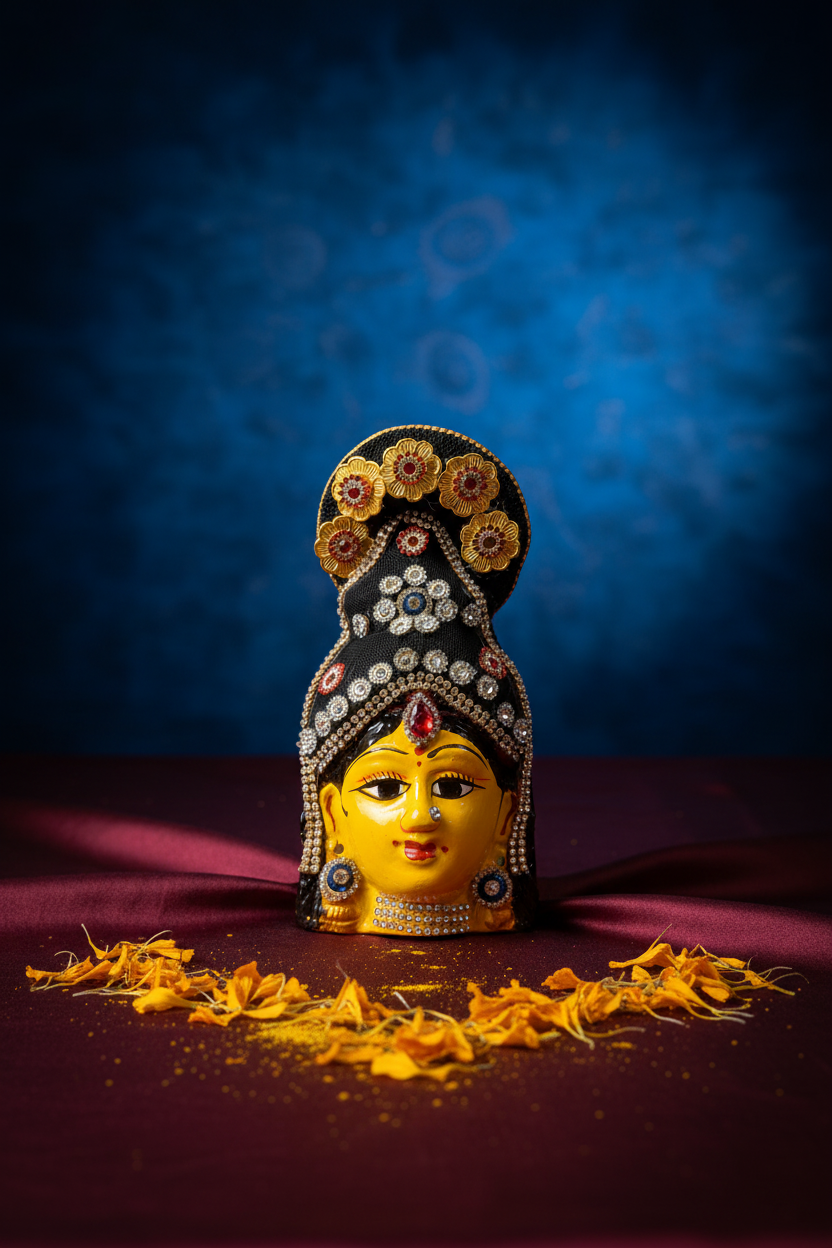 Varalakshmi Face Mukhut with Stone.