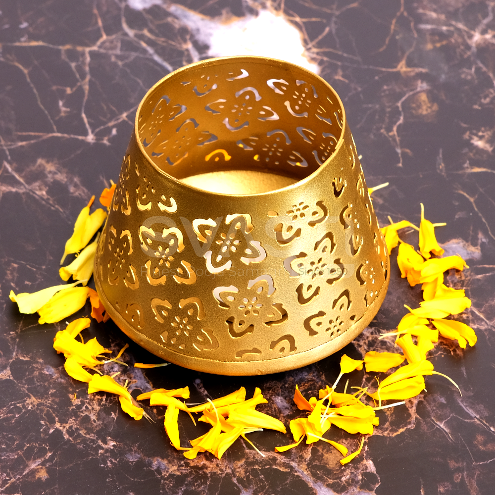 Elegant Floral T-Light Holder