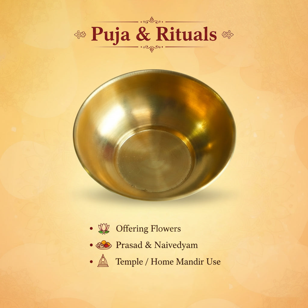 Premium  Brass Bowl for Pooja