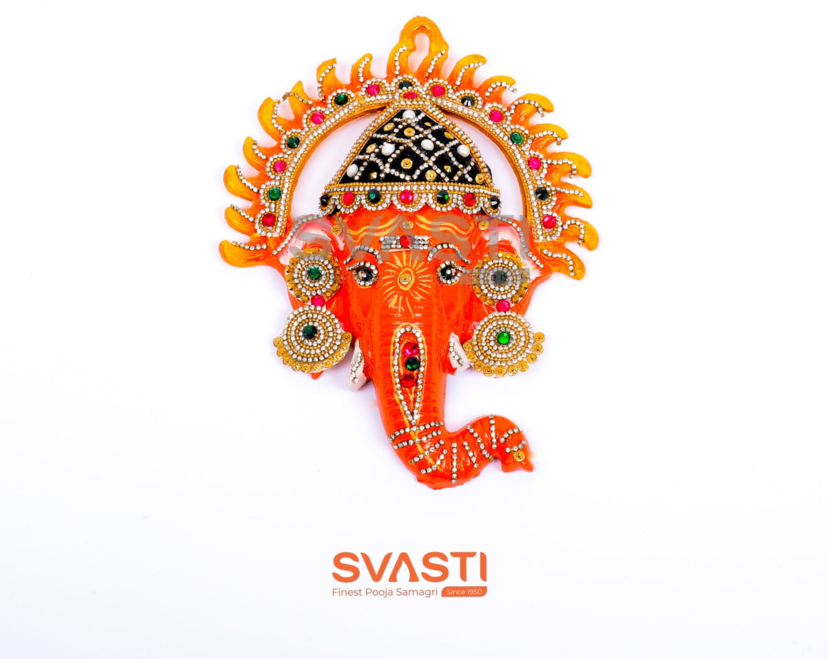 Decorated Ganesh Face