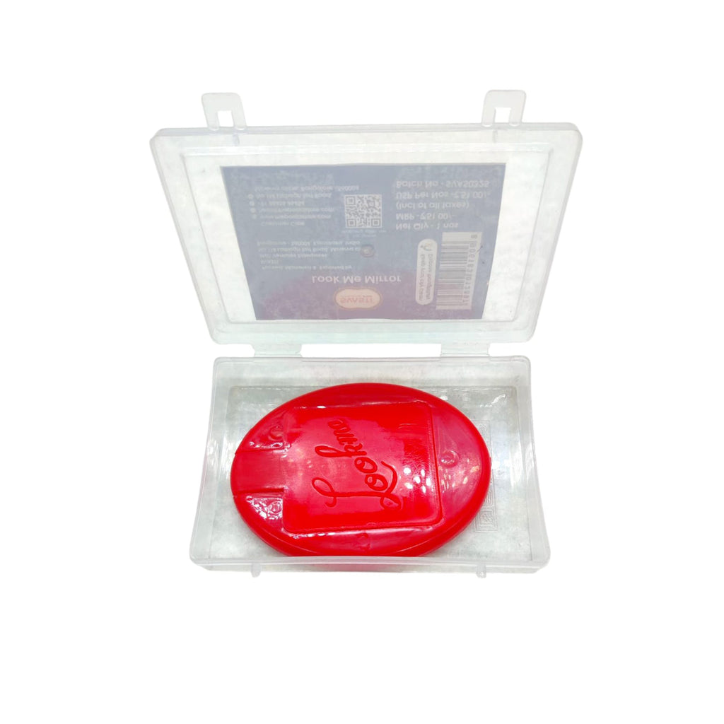 Traditional Red Pocket Mirror