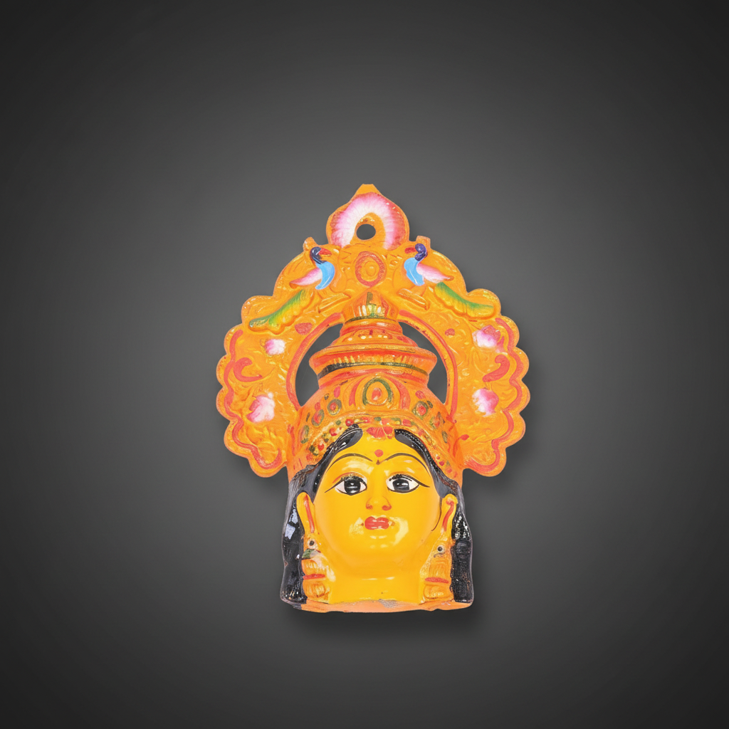Lakshmi Peacock Decorative Pooja Face.