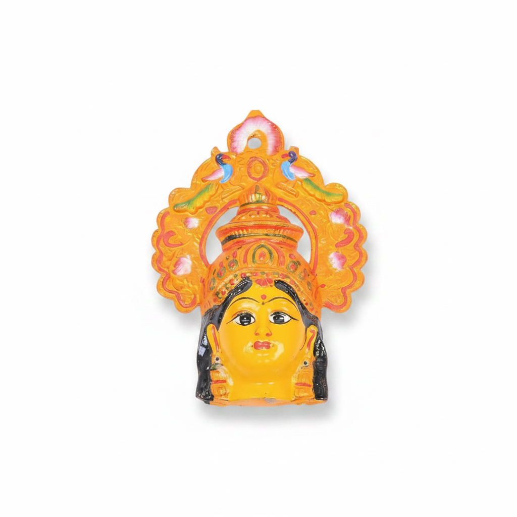 Lakshmi Peacock Decorative Pooja Face.