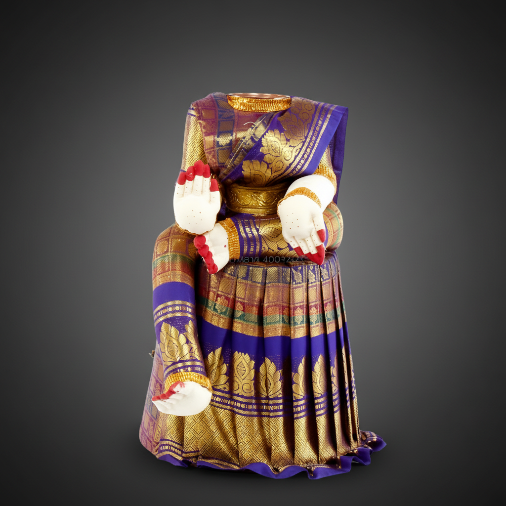 Varalakshmi Devi Idol (Pooja Statue Excluding Face)