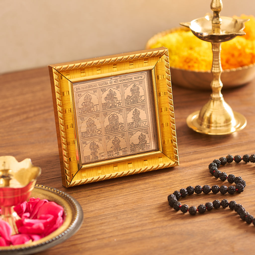 Sri Navagraha Yantra Plate