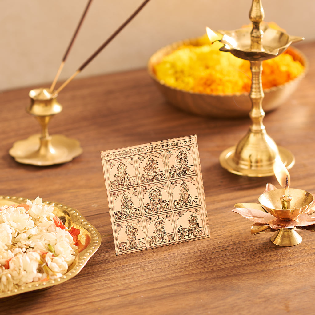 Sri Navagraha Yantra Plate