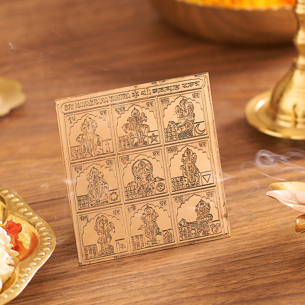 Sri Navagraha Yantra Plate