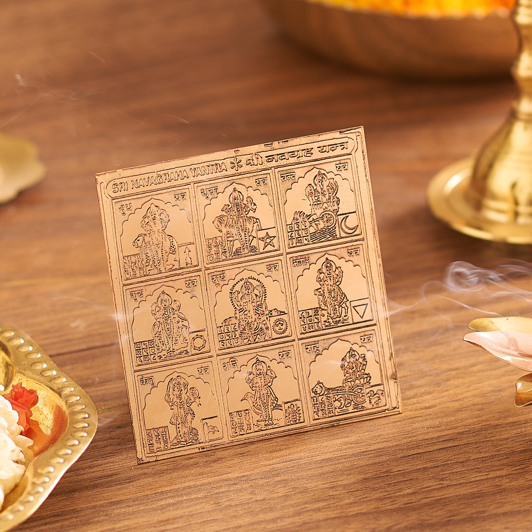 Sri Navagraha Yantra Plate