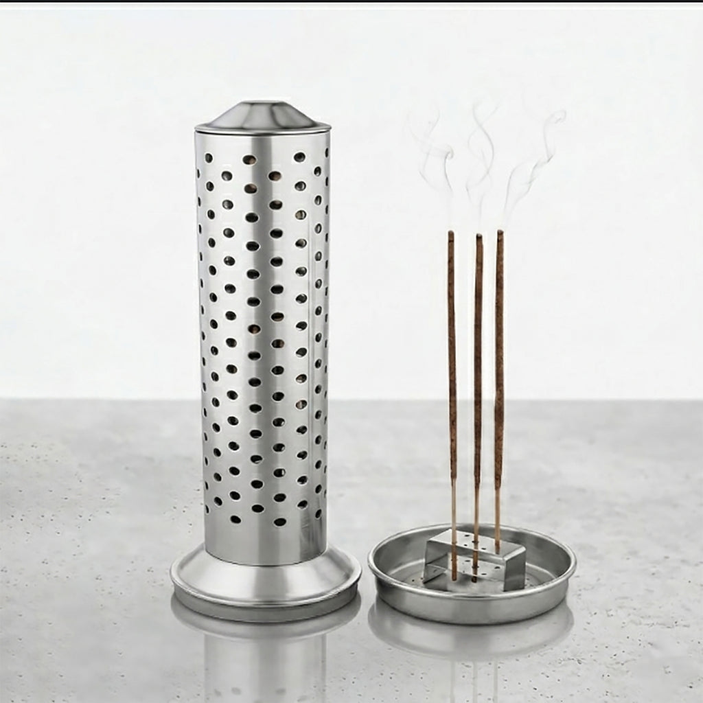 Stainless Steel Agarbatti Organizer.