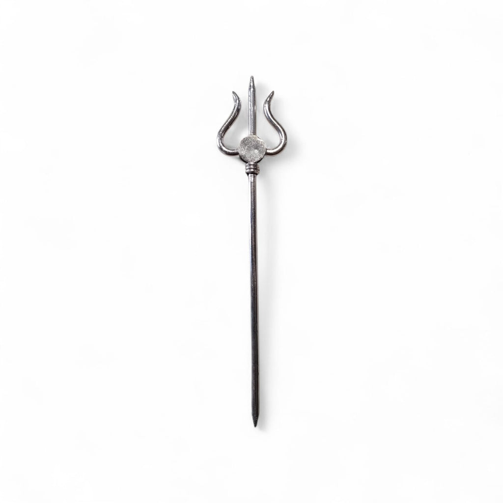 Decorative trident on a white background
