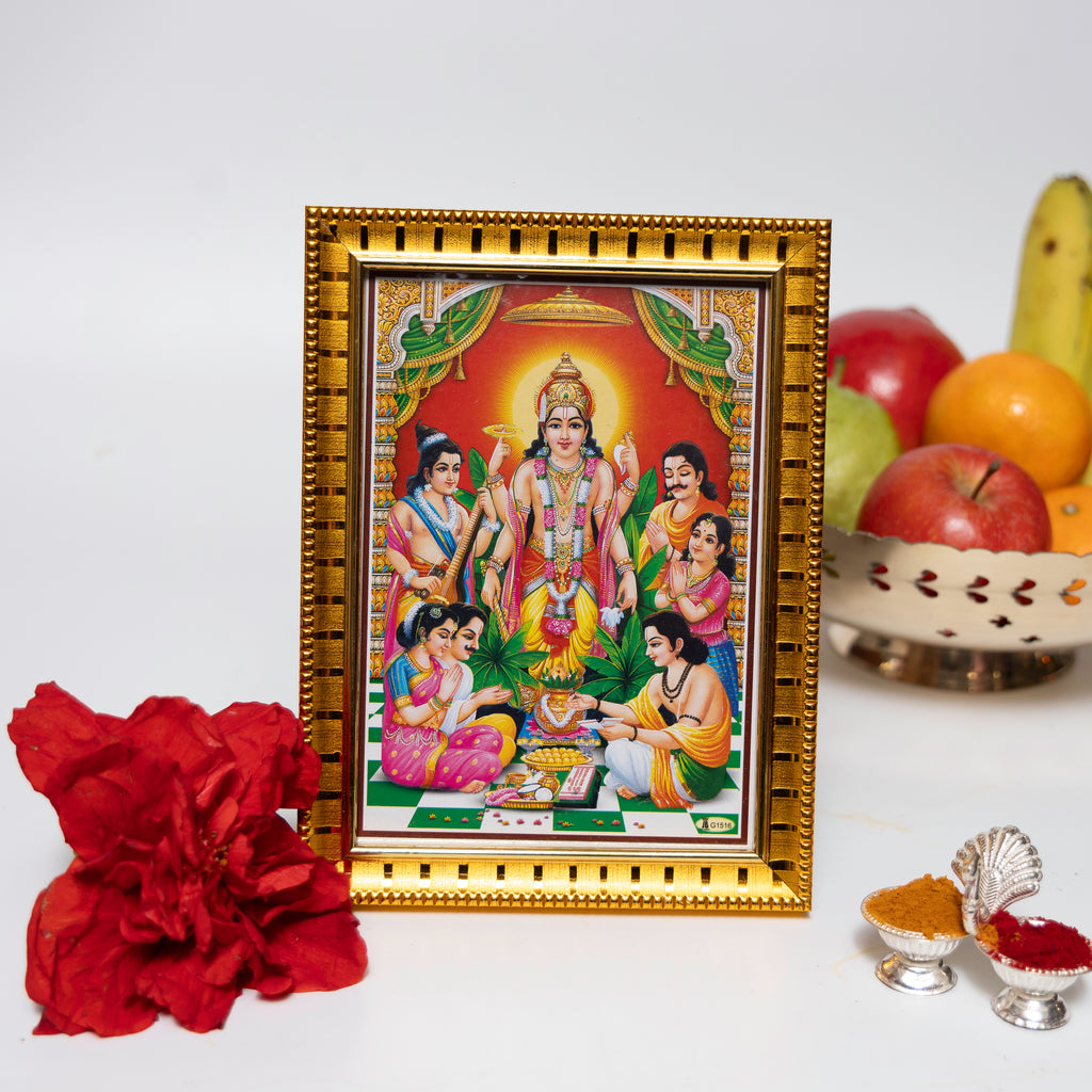 Shri Satyanarayan Deity Framed Photo