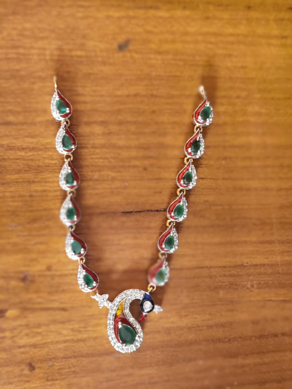 Ad- Ruby God Necklace / Kalasha Hara