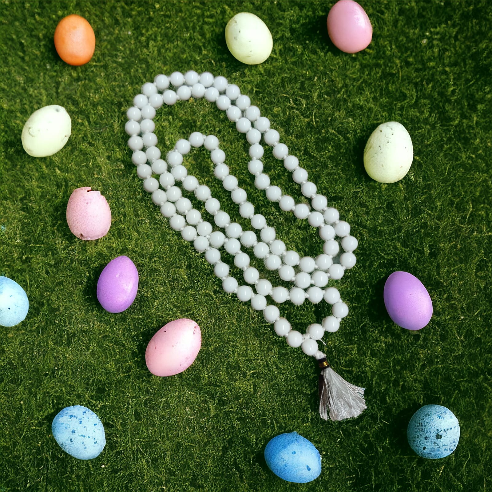 White Stone Hakik Mala