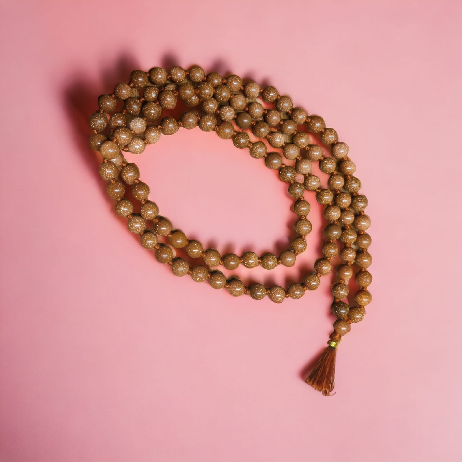 Goldstone Sandstone Japa Mala