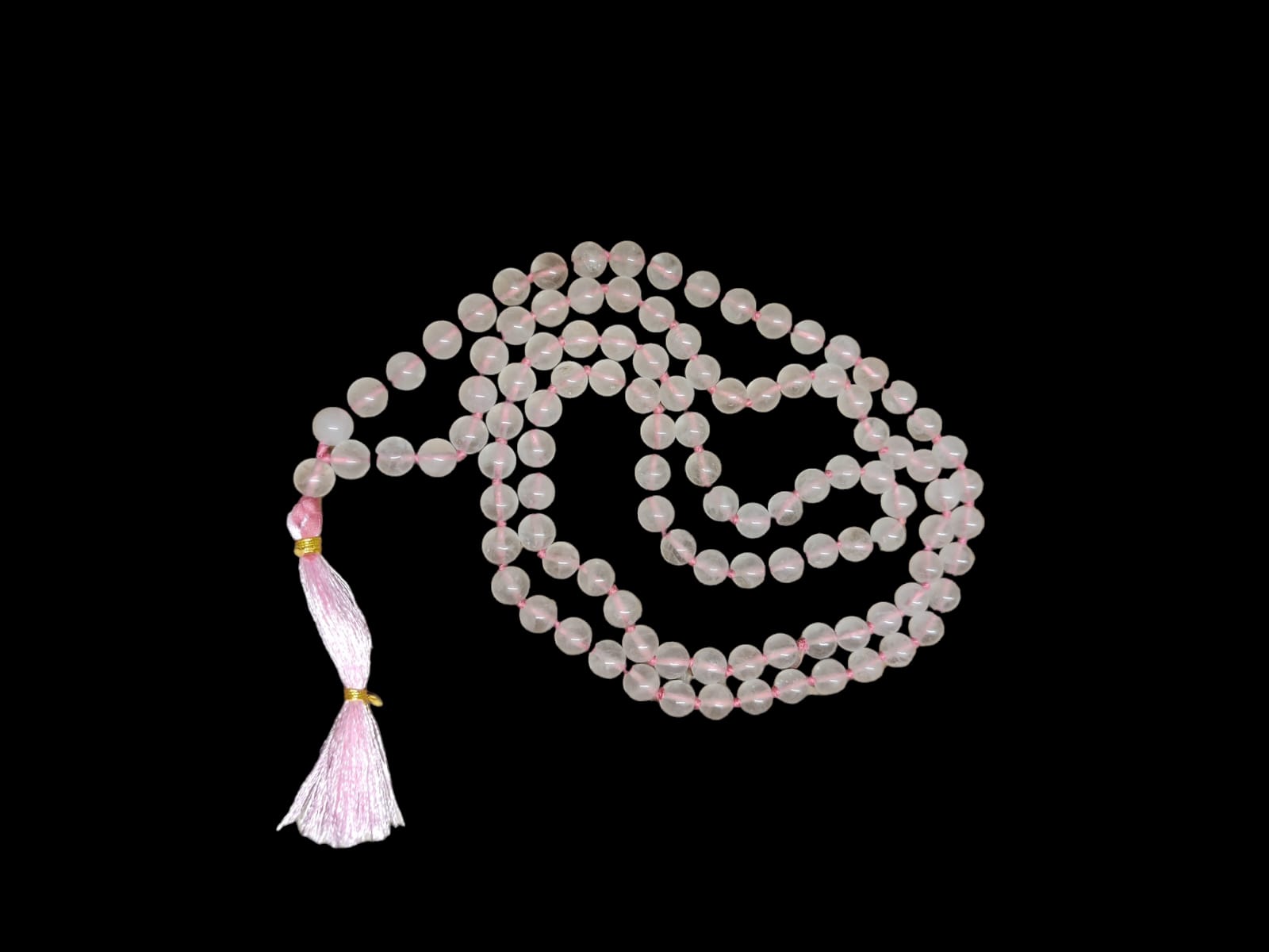Natural Rose Quartz Mala