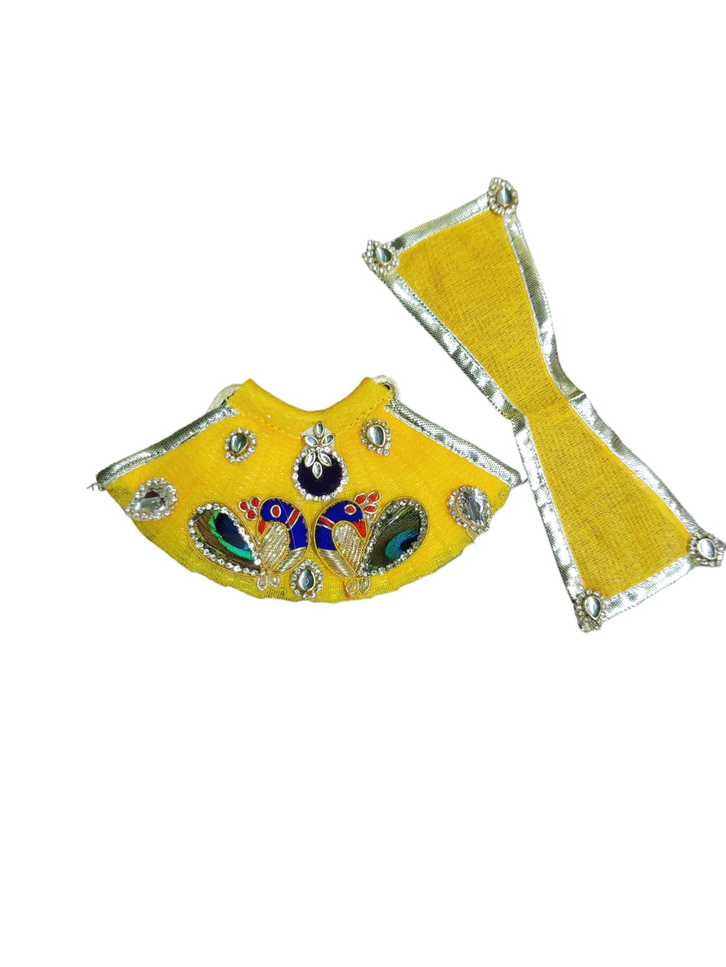 Peacock Design Lehanga and patka set Height 2 inch