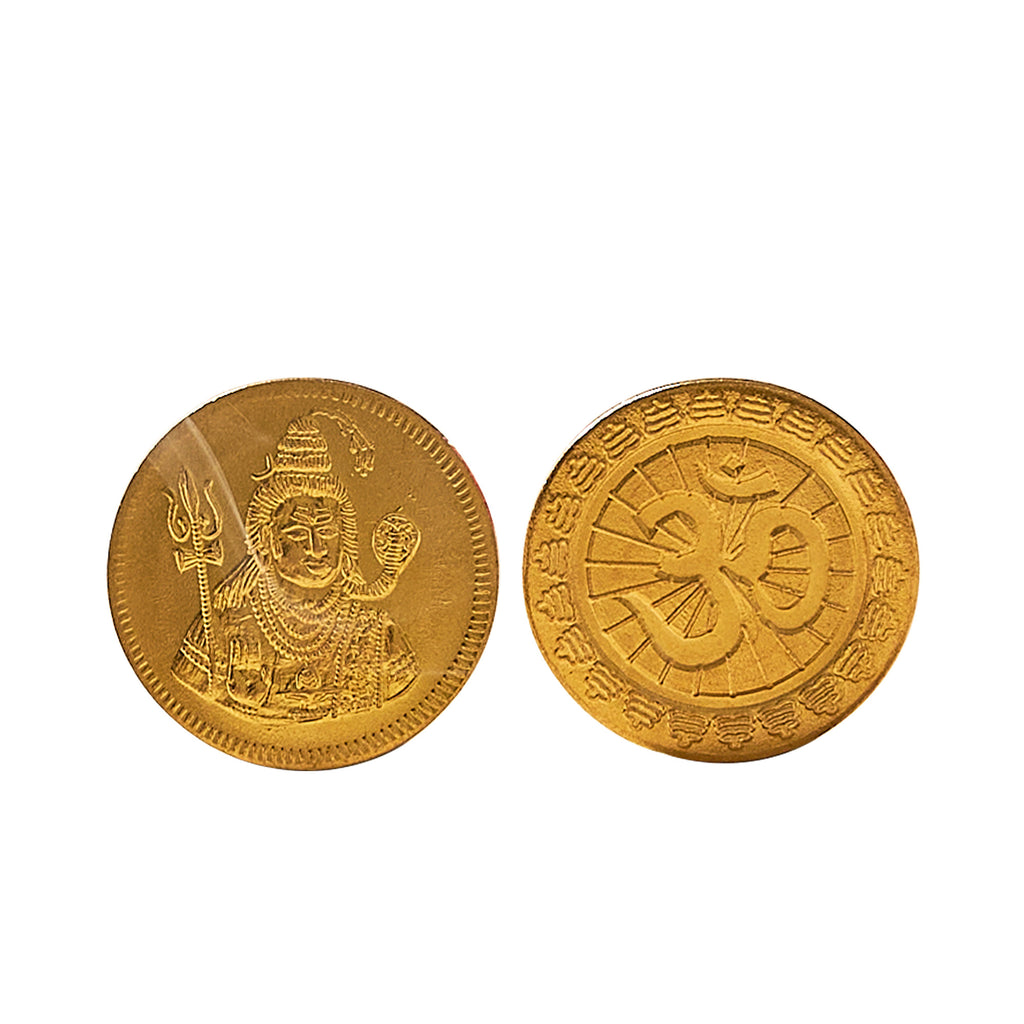 Sacred Pooja Coir Yantra Coins – Set of 10 (2.5 cm)