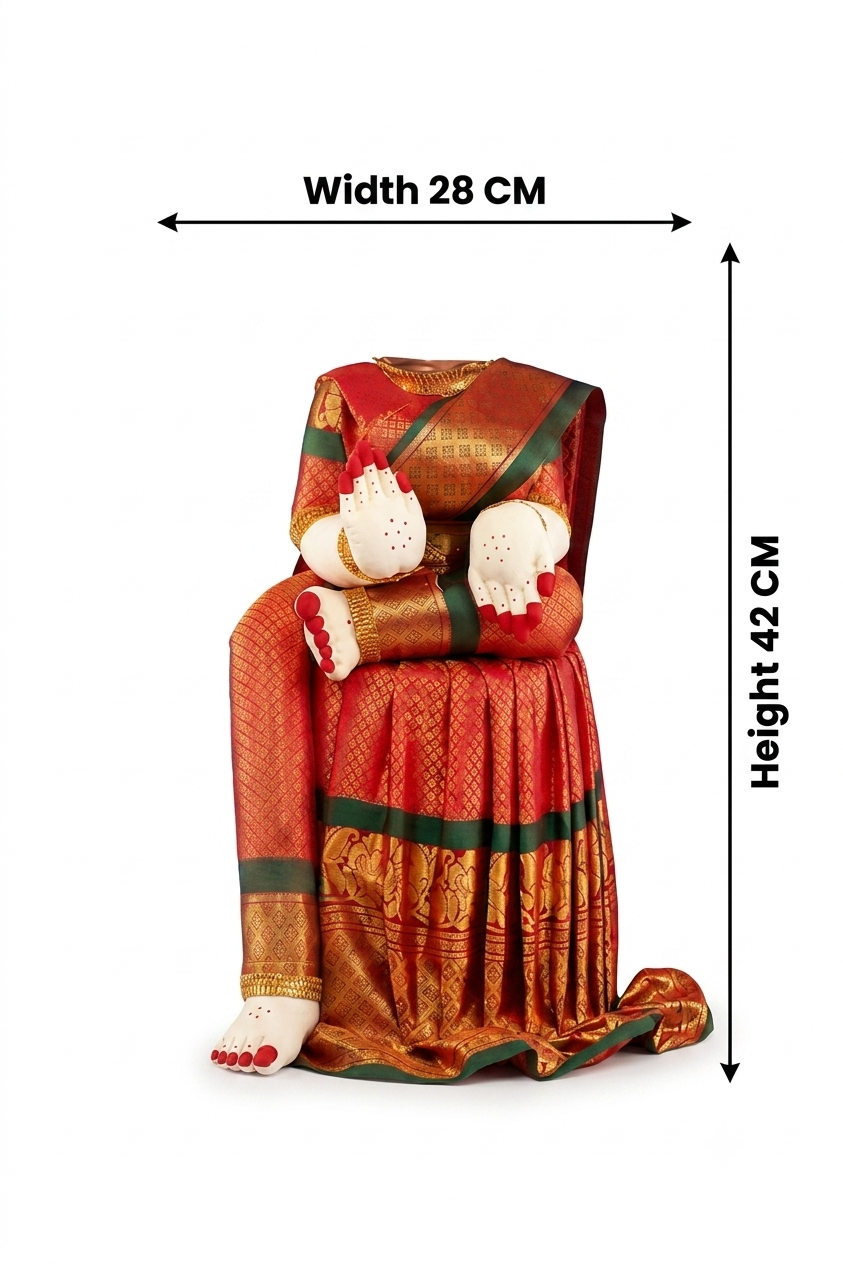 Varalakshmi Devi  (Medium size Ht.42 cm - Excluding Face).
