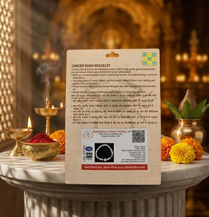 Collage of a product packaging with text and images on a decorative background