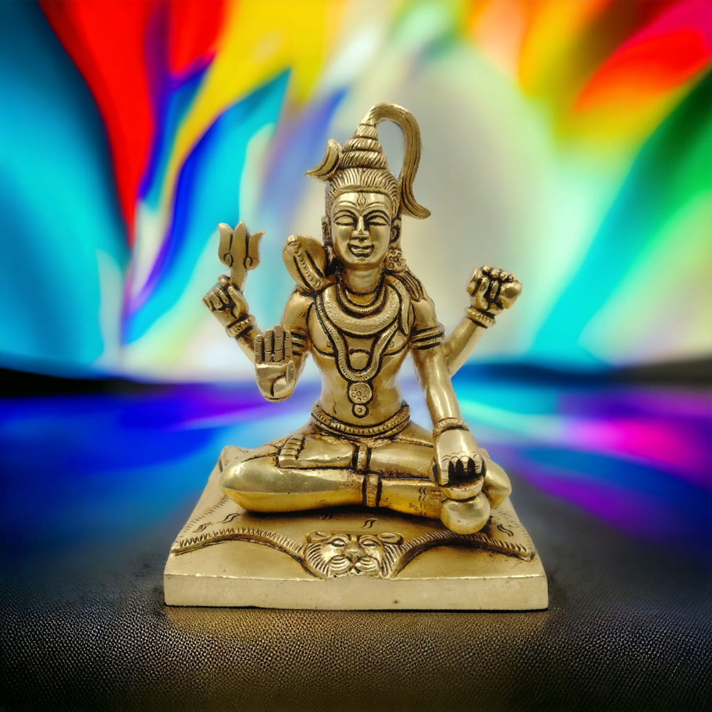 Brass Shiva Idol