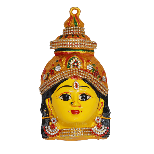 ﻿Lakshmi Face Plain & Lakshmi face with stone Decoration