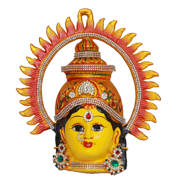 Lakshmi Face with Surya Mukut Plain / Decoration