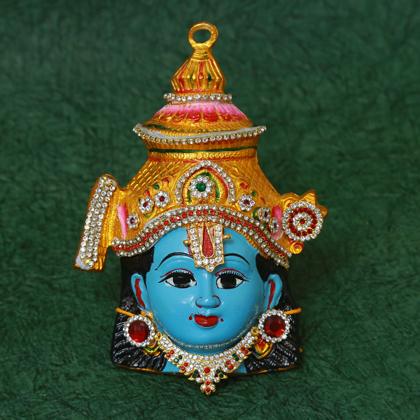 Narayan Face for Pooja Decoration ( Height - 7.5in)