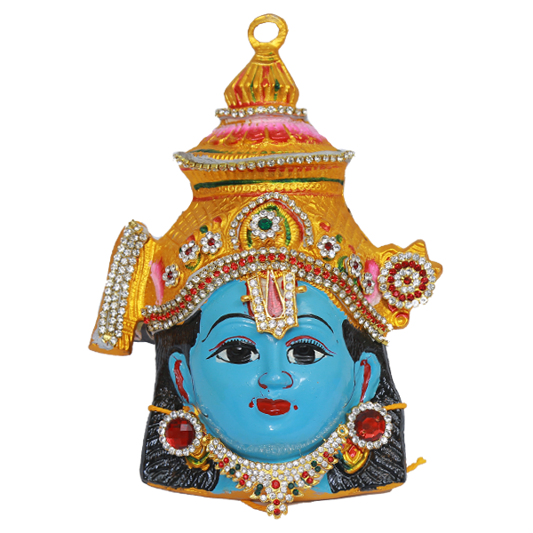 Narayan Face for Pooja Decoration ( Height - 7.5in)