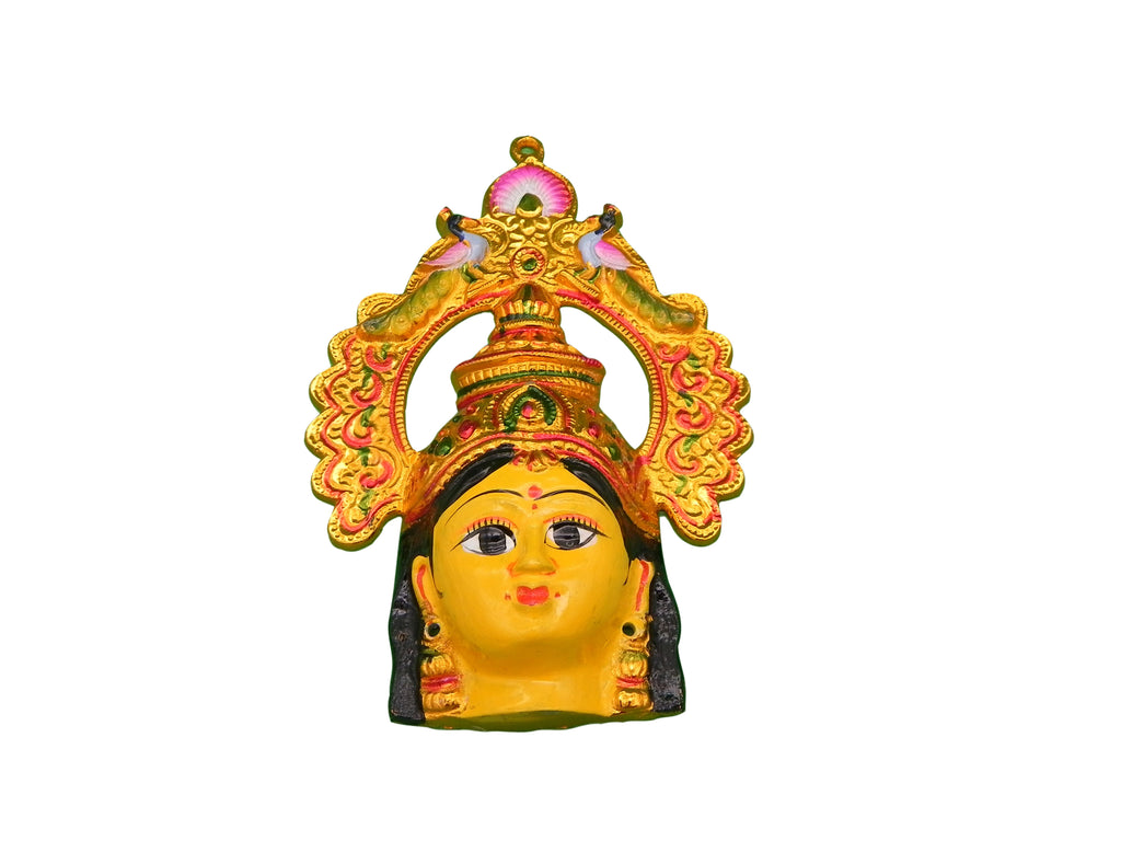 Lakshmi with Mor Mukut Face