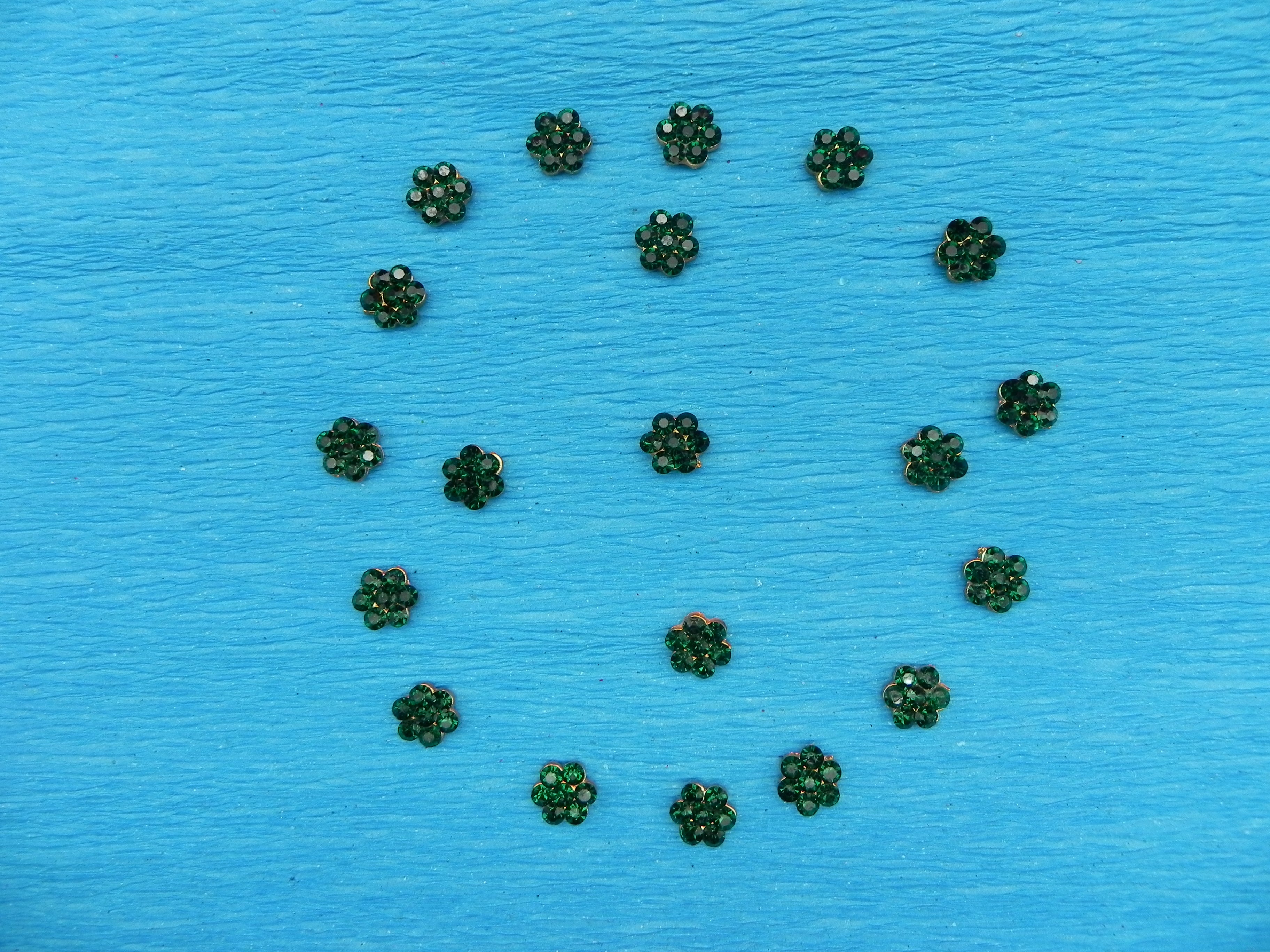 Barma Stones for Mantap, God Idols, and Faces - 24 Pieces Packet